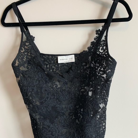 Aritzia/Babaton black lace tank top - Picture 2 of 3